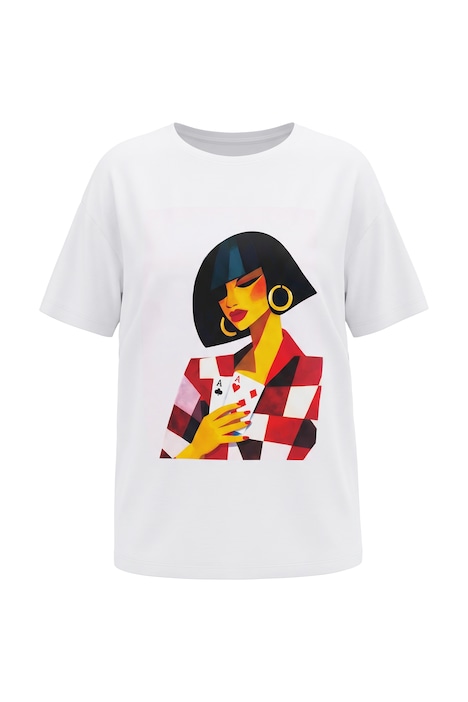 T-Shirt, Oversize Shape, Model
