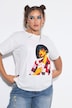T-shirt, oversized model, luipaard
