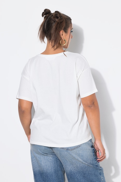 T-shirt, oversized model, luipaard