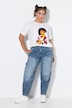 T-shirt, oversized model, luipaard