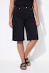 Jeans-Bermuda, weites Bein, 5-Pocket