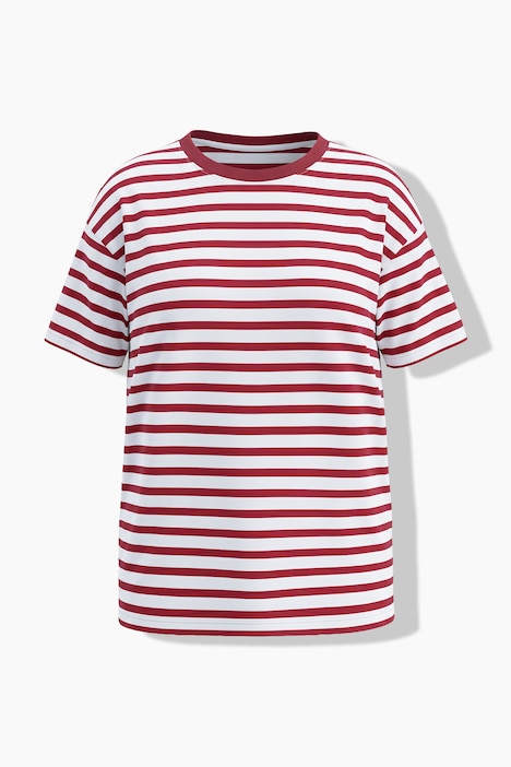 T-skjorte, oversize passform, stripete