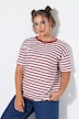 T-skjorte, oversize passform, stripete