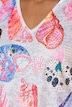 T-Shirt, Komfort Fit, Glitzersteinchen, Muschel-Muster