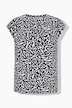 Camiseta, oversize, textura, estampado integral
