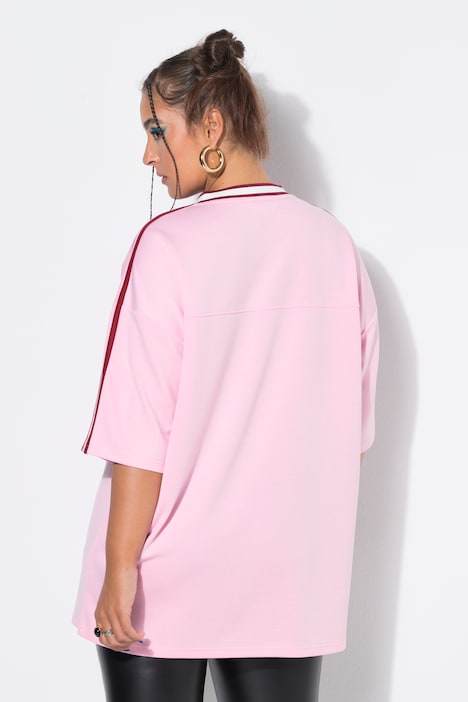 T-shirt, jersey, oversized vorm, nummer, strepen