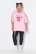 T-shirt, jersey, oversized vorm, nummer, strepen