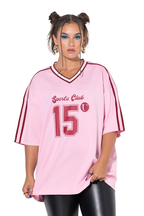 T-Shirt, Trikot, Oversize Shape, Number, Streifen
