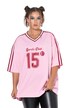 T-Shirt, Trikot, Oversize Shape, Number, Streifen