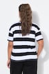 T-shirt dal taglio oversize con righe e scritta