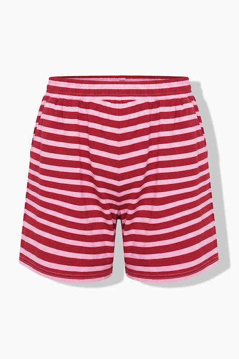 Pyjama, kurzer Zweiteiler, Blockstreifen, Shirt, Shorts
