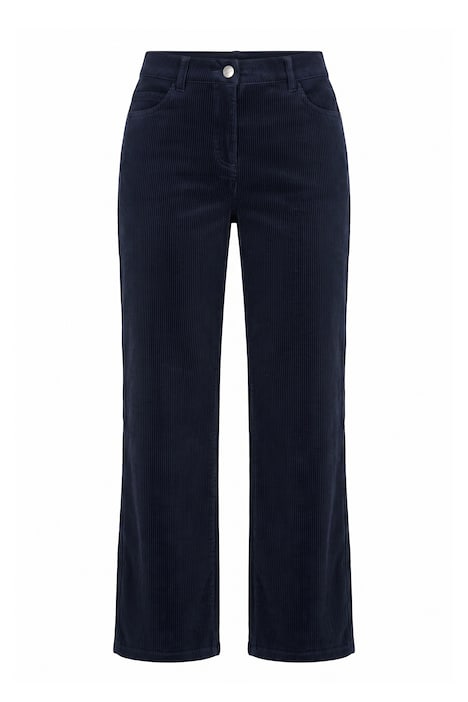 Cordhose Mary, weites Bein, Stretch, Biobaumwolle