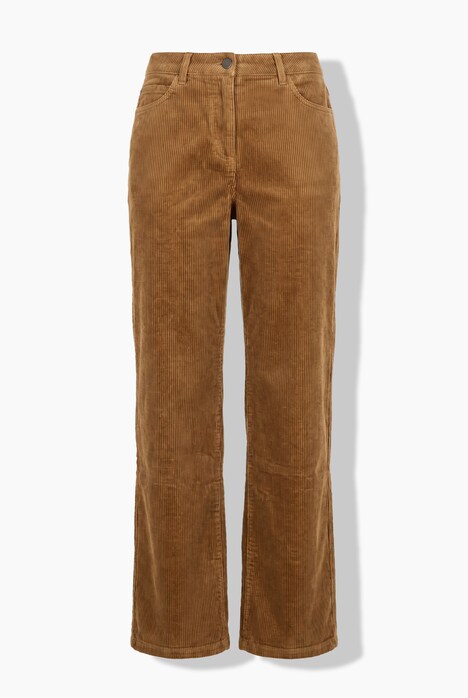 Cordhose Mary, weites Bein, Stretch, Biobaumwolle