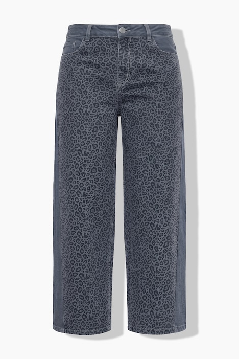 Barrel-Jeans, Barrel-Fit, Leo-Patchoptik, 5-Pocket