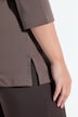 T-shirt, ozdobne kamyczki, dekolt łódkowy, rękaw 3/4, bawełna pima