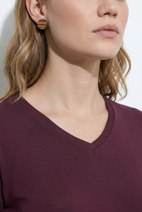2 Pack Eco Cotton 3/4 Sleeve V-Neck Tees