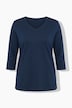 2 Pack Eco Cotton 3/4 Sleeve V-Neck Tees