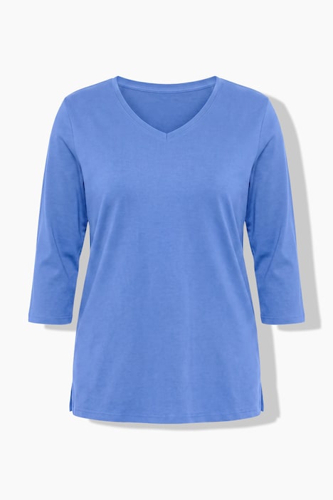 2 Pack Eco Cotton 3/4 Sleeve V-Neck Tees