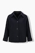 Jacke, Boiled Wool, A-Linie, Hemdkragen, Langarm