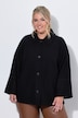 Jacke, Boiled Wool, A-Linie, Hemdkragen, Langarm