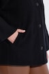 Jacke, Boiled Wool, A-Linie, Hemdkragen, Langarm