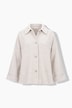 Jacke, Boiled Wool, A-Linie, Hemdkragen, Langarm