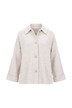 Jacke, Boiled Wool, A-Linie, Hemdkragen, Langarm
