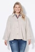 Jacke, Boiled Wool, A-Linie, Hemdkragen, Langarm