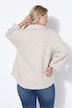 Jacke, Boiled Wool, A-Linie, Hemdkragen, Langarm