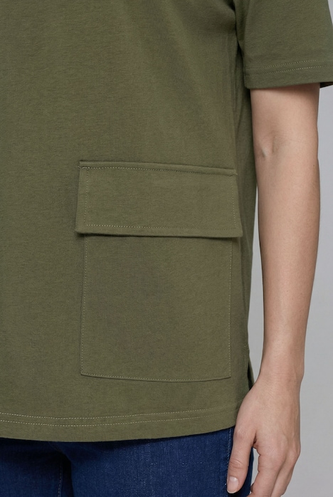 Eco Cotton Flap Pocket Short Sleeve Tee