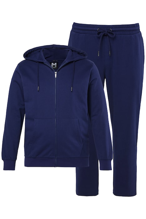 Pánská tepláková souprava+, dvoudílná, bunda s kapucí, do vel. 8XL