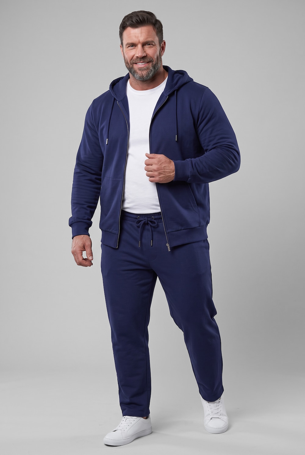 Men+ Jogginganzug, Zweiteiler, Kapuzenjacke, bis 8 XL