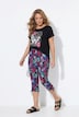 Capri-Leggings, Schmetterlings-Muster