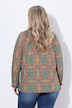 Bluse, Blüten, Hemdkragen, Rüschen, Langarm