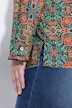 Bluse, Blüten, Hemdkragen, Rüschen, Langarm