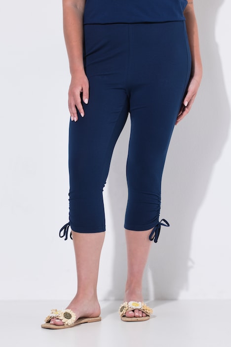 Legging corsaire, bas de jambe avec petit cordon à nouer