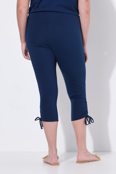 Legging corsaire, bas de jambe avec petit cordon à nouer