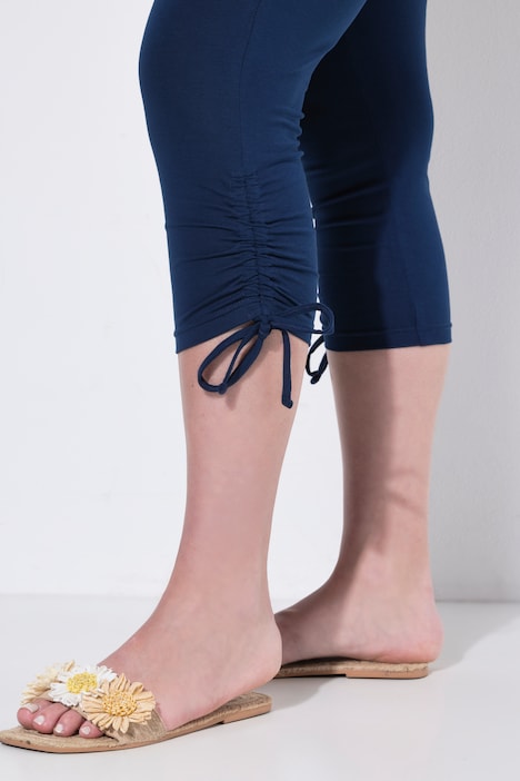 Legging corsaire, bas de jambe avec petit cordon à nouer