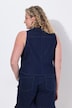 Denim bodywarmer, sluiting met strikbandje, stretchdenim
