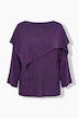 Pullover, Überwurf, Oversized, U-Boot-Ausschnitt, 3/4-Arm