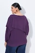 Pullover, Überwurf, Oversized, U-Boot-Ausschnitt, 3/4-Arm