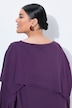 Pullover, Überwurf, Oversized, U-Boot-Ausschnitt, 3/4-Arm