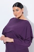Pullover, Überwurf, Oversized, U-Boot-Ausschnitt, 3/4-Arm