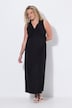 Maxi-Jerseykleid, ärmellose A-Linie, Drapierung