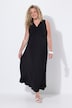 Maxi-Jerseykleid, ärmellose A-Linie, Drapierung