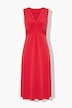 Maxi-Jerseykleid, ärmellose A-Linie, Drapierung