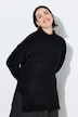 Pullover, Bouclé-Feinstrick, Stehkragen, Langarm