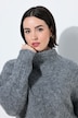 Pullover, Bouclé-Feinstrick, Stehkragen, Langarm
