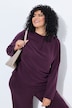 Sweatshirt, Oversized, Stehkragen, Langarm