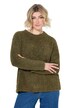 Pullover, Bouclé-Feinstrick, Rundhals, Langarm